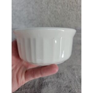 Corningware French White Stoneware Ramekin Dish 7 oz 200 mL Microwave Oven Safe